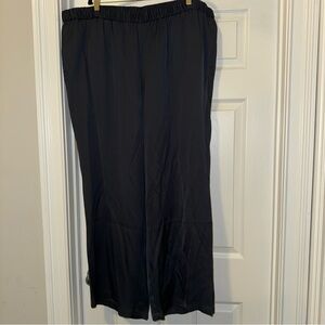 J. Jill Black Wide-Leg Pants